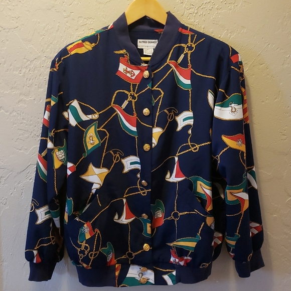 alfred dunner bomber jacket